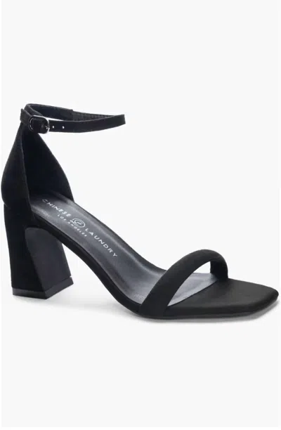 Chinese Laundry Women's Velma Dress Sandal Heel In Black