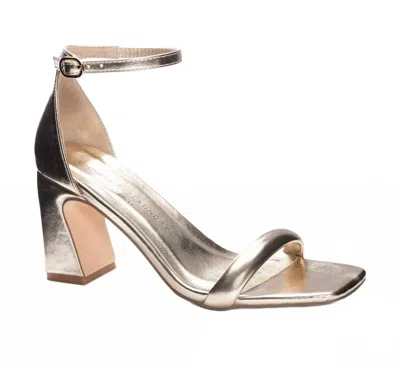 Chinese Laundry Women's Velma Metallic Heel In Gold In Multi