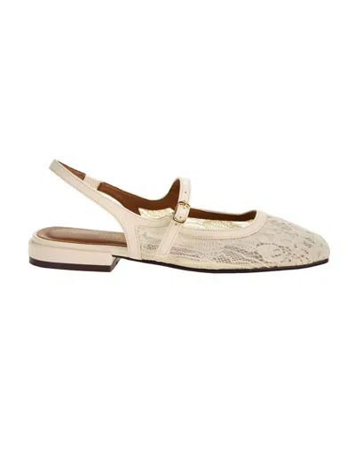 Chinese Laundry Women's Vila Slingback Flat In Cream In Multi