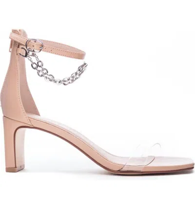 Chinese Laundry Women's Yara Ankle Strap Heeled Sandal In Taupe In Multi