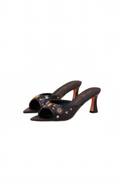 Chinese Laundry Women's Yarah Studded Heel Slide Sandals In Black