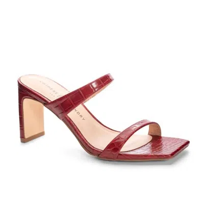 Chinese Laundry Women's Yaya Cool Croc In Red
