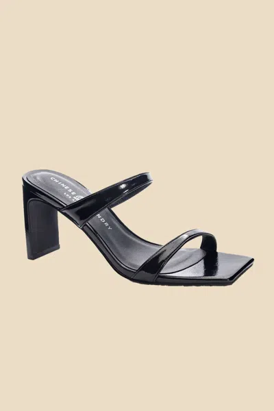 Chinese Laundry Women's Yaya Dress Sandal In Patent Black