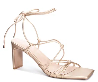 Chinese Laundry Women's Yita Strappy Heels In Light Gold
