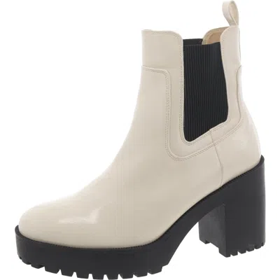 Chinese Laundry Womens Patent Block Heel Chelsea Boots In Multi
