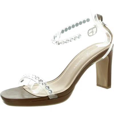 Chinese Laundry Womens Rhinestone Faux Leather Heels In Multi
