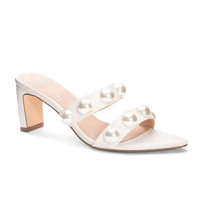 Chinese Laundry Yarley Pearl Heels In Beige