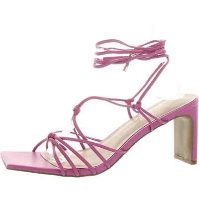 Chinese Laundry Yita Womens Lace-up Man Made Block Heels In Multi