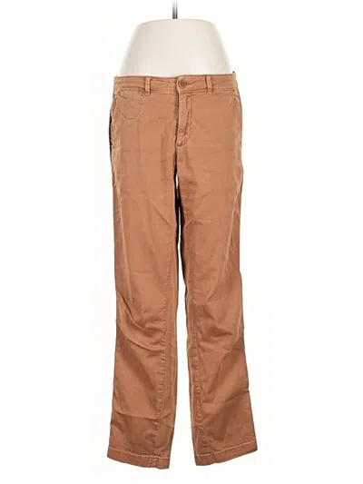 Pre-owned Chino By Anthropologie Khaki Pant In Brown