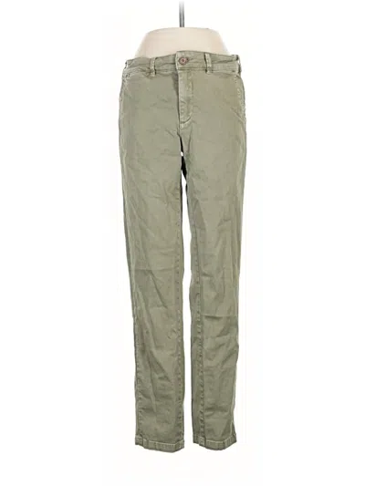 Pre-owned Chino By Anthropologie Khaki Pant In Green