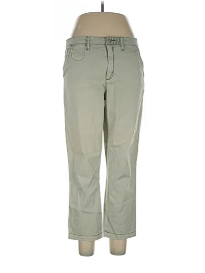 Pre-owned Chino By Anthropologie Khaki Pant In Green