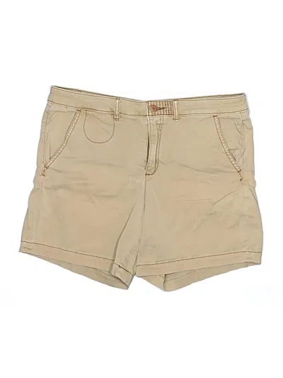 Pre-owned Chino By Anthropologie Khaki Shorts In Brown