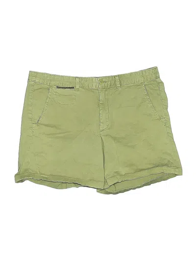 Pre-owned Chino By Anthropologie Khaki Shorts In Green