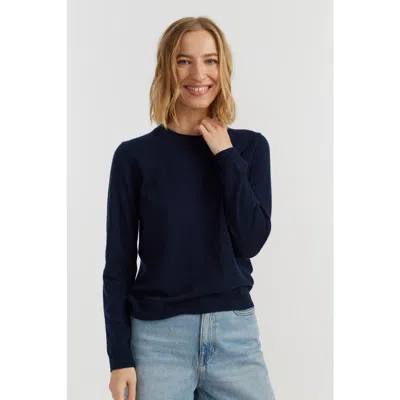 Chinti & Parker Air Cashmere Sweater In Blue