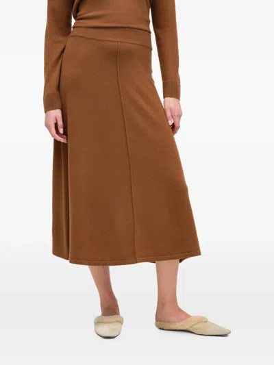 Chinti & Parker A-line Midi Midi Skirt In Transparent