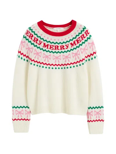 Chinti & Parker Bow-intarsia Sweater In Multi