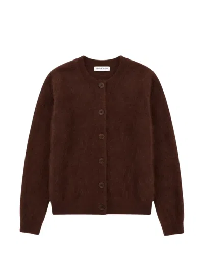 Chinti & Parker Brushed Cashmere Cardigan In Multi