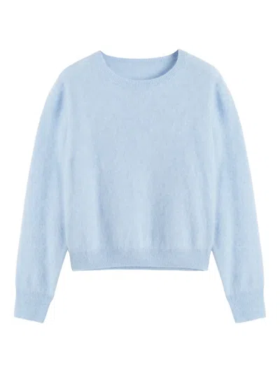 Chinti & Parker Kaschmirpullover Mit Gebürstetem Finish In Blue