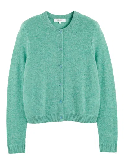 Chinti & Parker Button Cardigan In Green