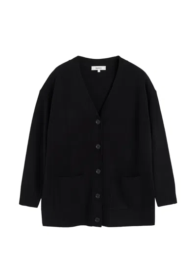 Chinti & Parker Button-up Patch-pocket Cardigan In Black