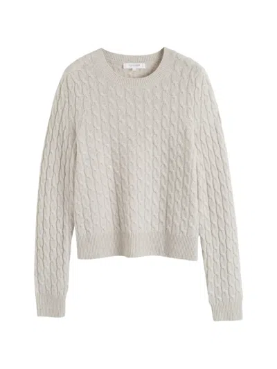 Chinti & Parker Cable-knit Sweater In Gray