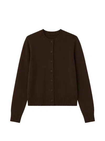 Chinti & Parker Camille Cashmere Cardigan In Brown