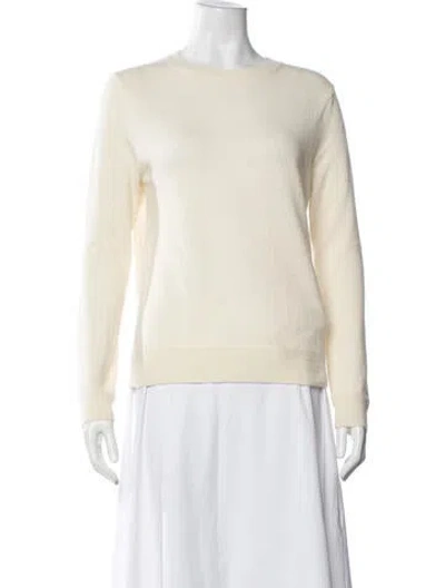 Pre-owned Chinti & Parker Cashmere Crew Neck Sweater In Neutrals