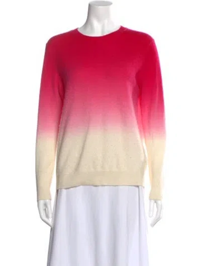 Pre-owned Chinti & Parker Cashmere Crew Neck Sweater In Pink