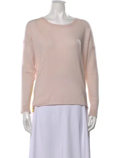 Pre-owned Chinti & Parker Cashmere Crew Neck Sweater In Pink