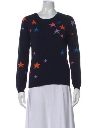 Pre-owned Chinti & Parker Cashmere Printed Sweater In Multi