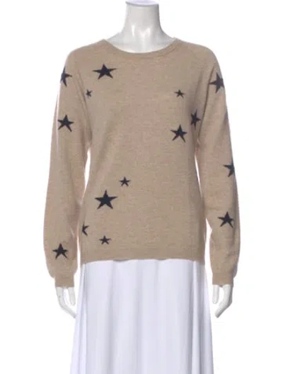 Pre-owned Chinti & Parker Cashmere Printed Sweater In Neutral