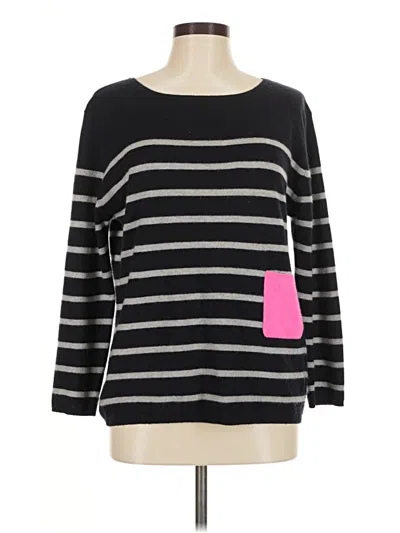 Pre-owned Chinti & Parker Cashmere Pullover Sweater In Black