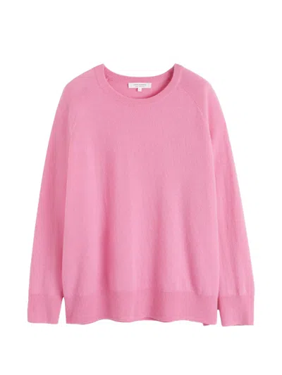 Chinti & Parker Cashmere Slouchy Sweater In Pink