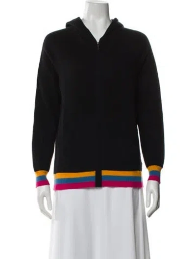 Pre-owned Chinti & Parker Cashmere V-neck Sweater In Black