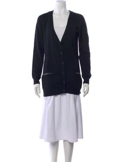 Pre-owned Chinti & Parker Cashmere V-neck Sweater In Blue