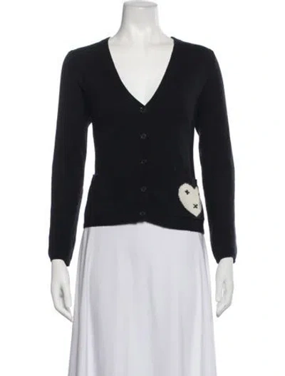 Pre-owned Chinti & Parker Cashmere V-neck Sweater In Blue