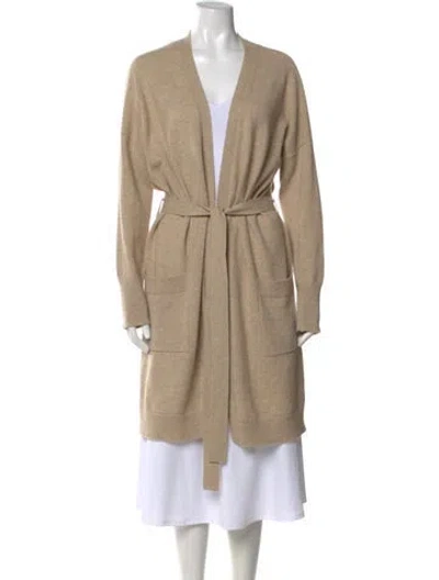 Pre-owned Chinti & Parker Cashmere V-neck Sweater In Neutral