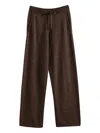 Chinti & Parker Cashmere Wide-leg Trousers In Brown