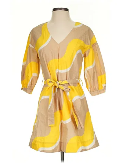 Pre-owned Chinti & Parker Casual Dress In Yellow