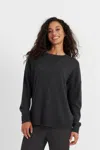 Chinti & Parker Charcoal Wool-cashmere Slouchy Sweater In Black