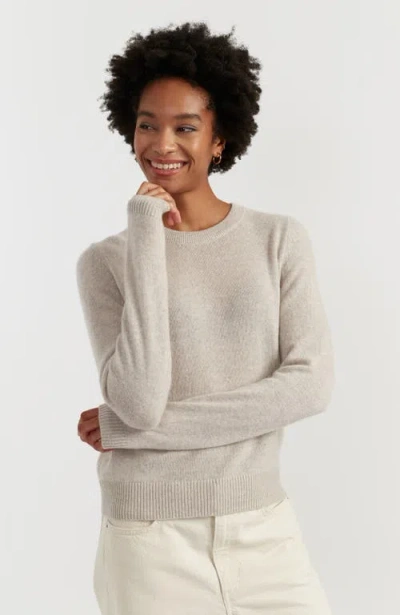 Chinti & Parker Cloud Cashmere Cropped Sweater In Gray