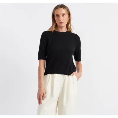 Chinti & Parker Cloud Cashmere T-shirt In Black