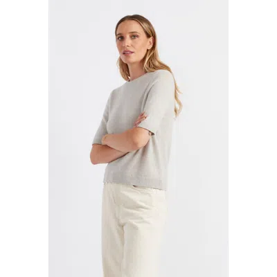 Chinti & Parker Cloud Cashmere T-shirt In Neutral