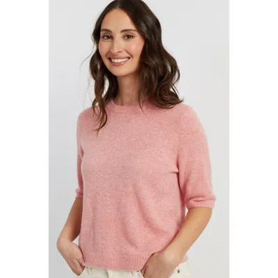 Chinti & Parker Cloud Cashmere T-shirt In Pink