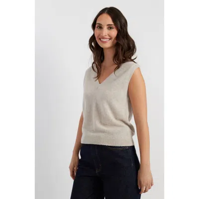 Chinti & Parker Cloud Cashmere Tank In Gray