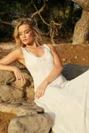 Chinti & Parker Cream Laura Whitmore Bohemian Dress In White