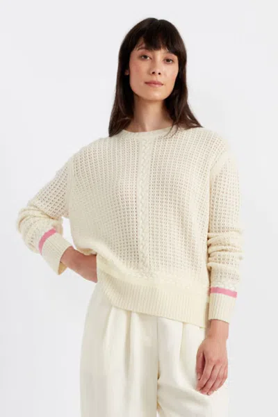 Chinti & Parker Cream Wool-cashmere Penzance Sweater In Neutral