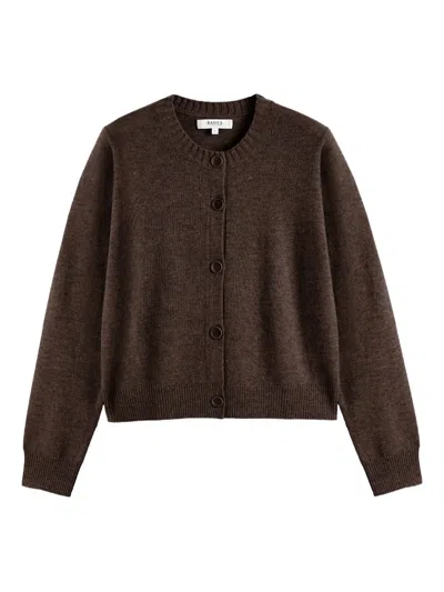 Chinti & Parker Crew-neck Cardigan In Brown