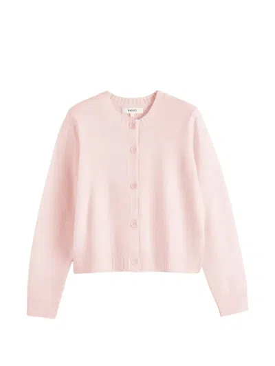 Chinti & Parker Crew-neck Cardigan In Pink