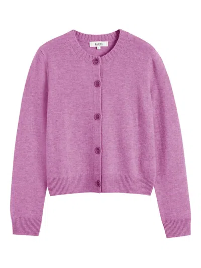 Chinti & Parker Crew-neck Cardigan In Pink